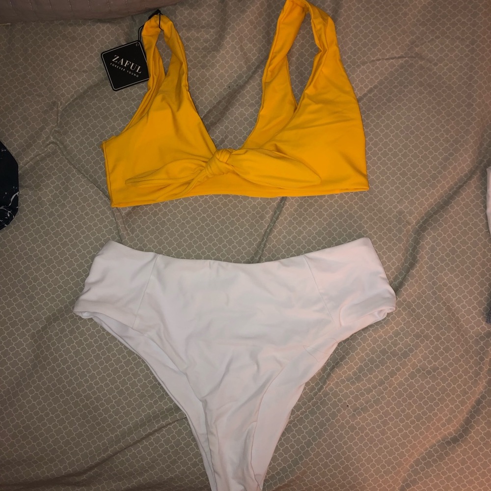 High waisted Zaful bathing suit